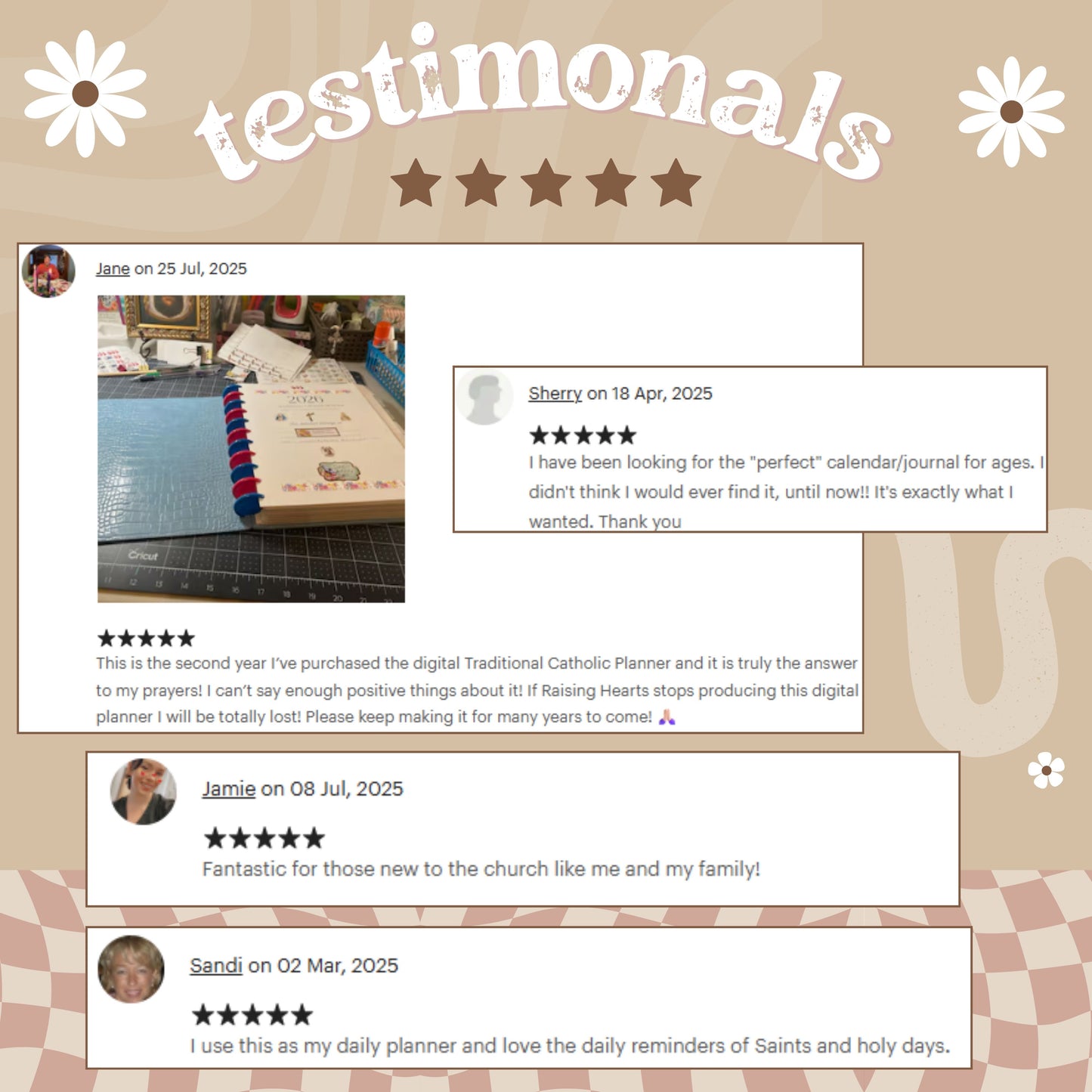 2026 Traditional Catholic Planner: Horizontal Weekly Layout