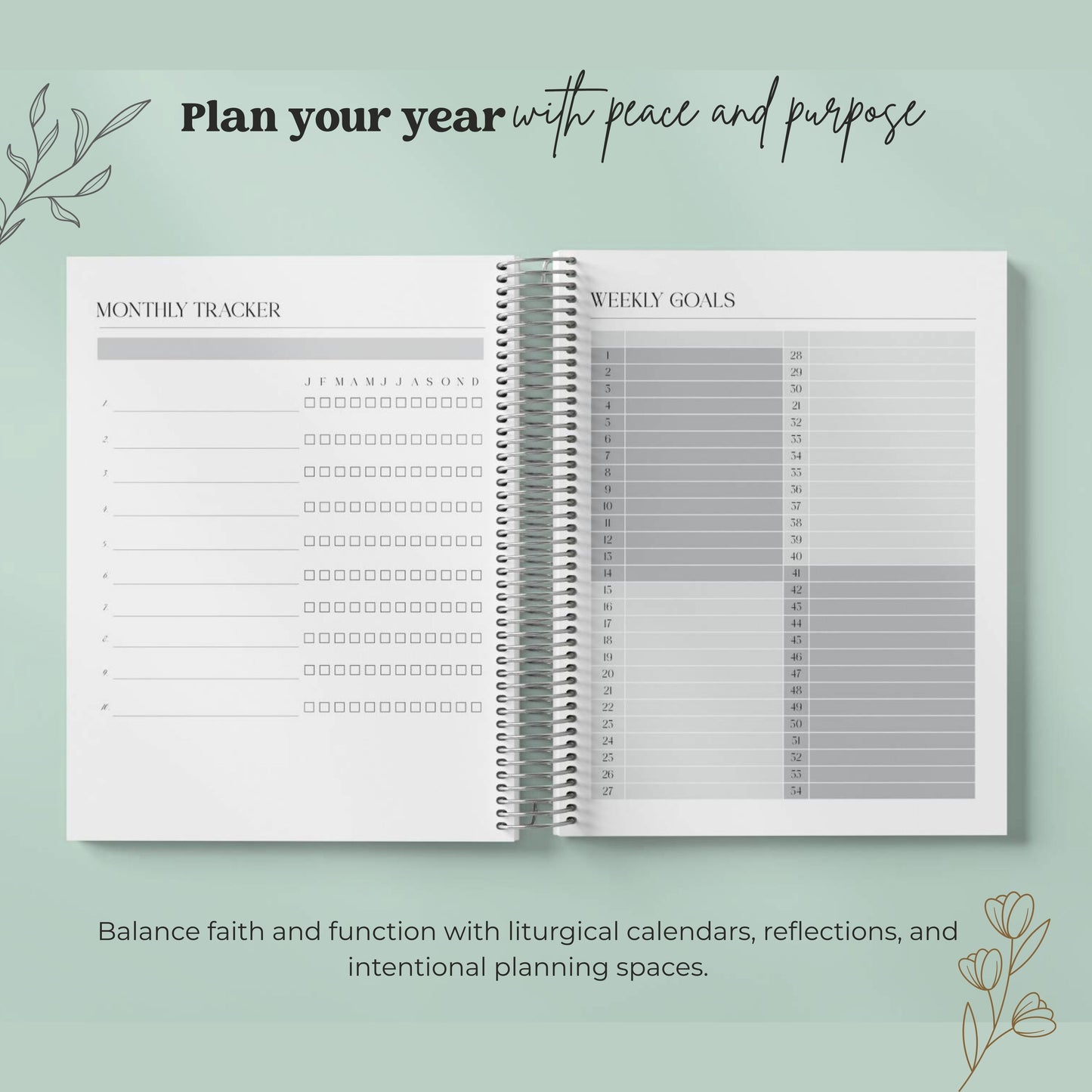 2026 Traditional Catholic Planner: Vertical Weekly Layout
