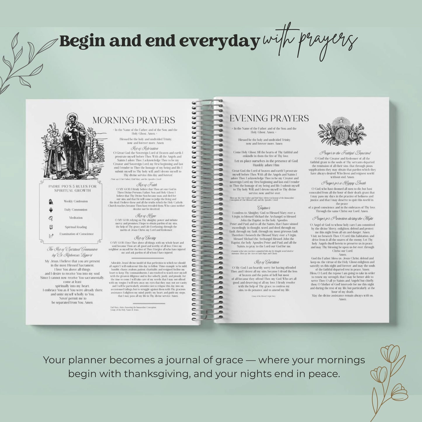 2026 Traditional Catholic Planner: Vertical Weekly Layout